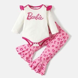 PatPat Barbie 2 Piece Set 0-3M